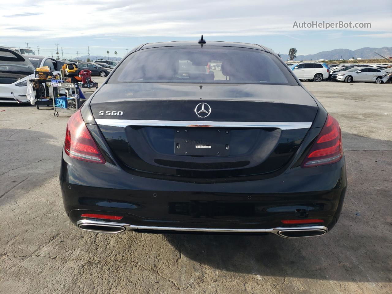 2019 Mercedes-benz S 560 Black vin: WDDUG8DB4KA451121