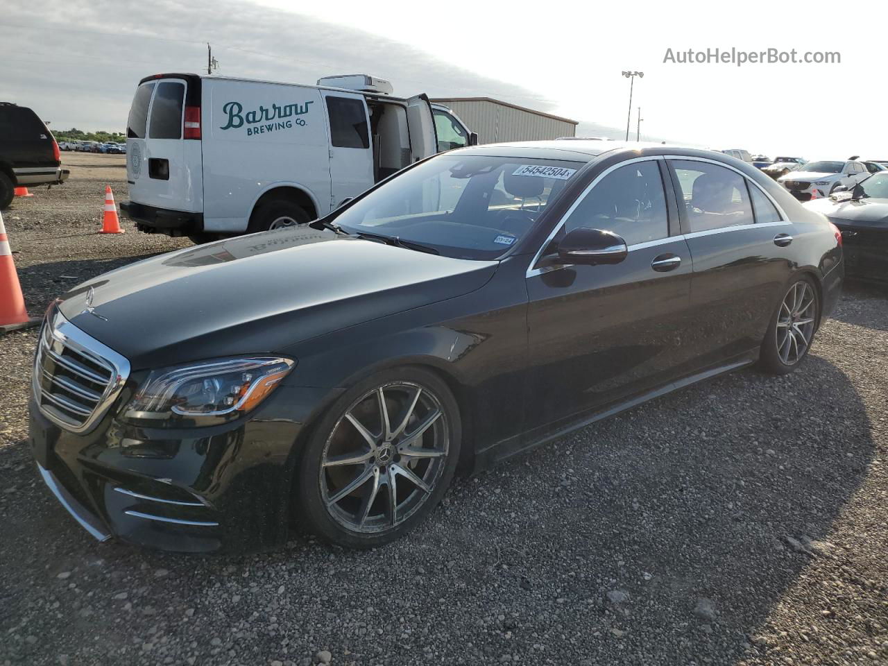 2019 Mercedes-benz S 560 Черный vin: WDDUG8DB4KA484717