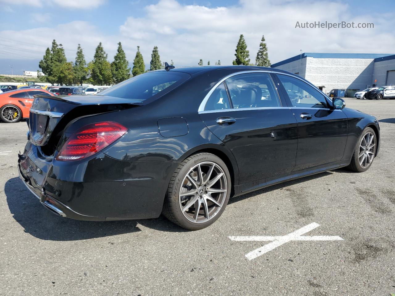 2019 Mercedes-benz S 560 Black vin: WDDUG8DB4KA487536