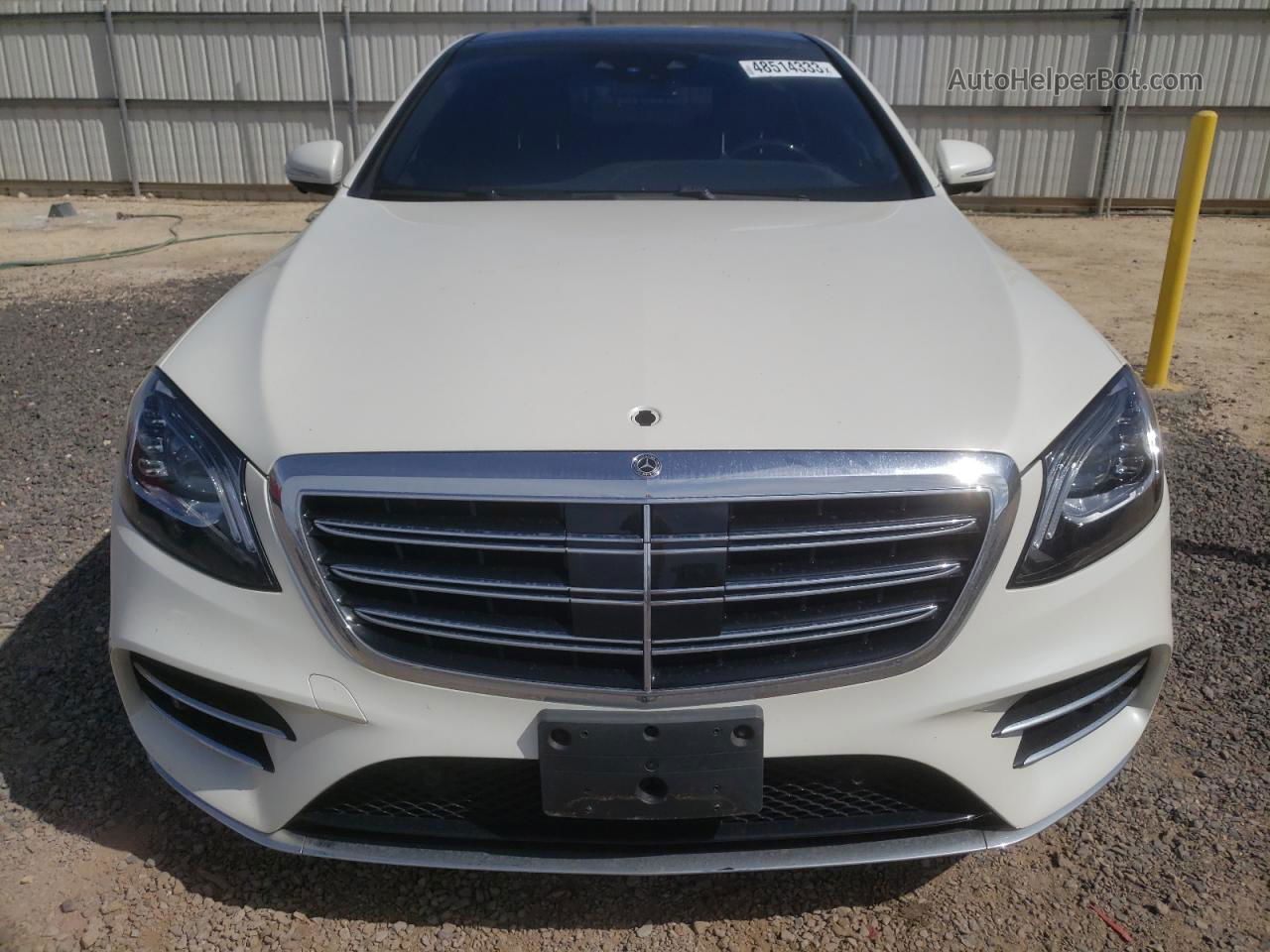 2019 Mercedes-benz S 560 White vin: WDDUG8DB5KA473984