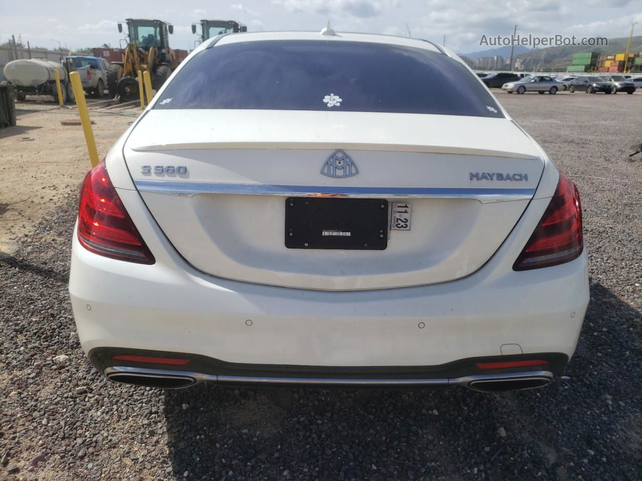 2019 Mercedes-benz S 560 White vin: WDDUG8DB5KA473984