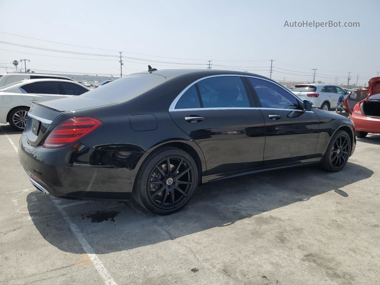 2019 Mercedes-benz S 560 Black vin: WDDUG8DB5KA475637