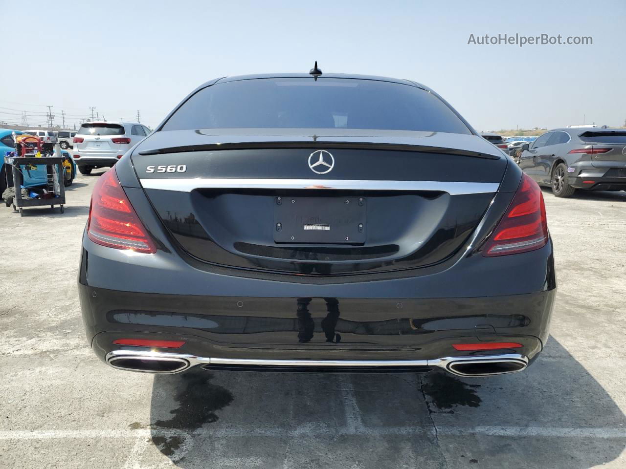 2019 Mercedes-benz S 560 Black vin: WDDUG8DB5KA475637