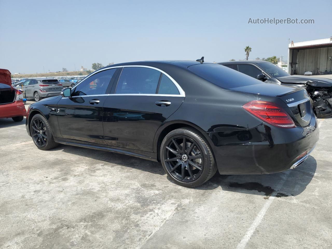 2019 Mercedes-benz S 560 Черный vin: WDDUG8DB5KA475637