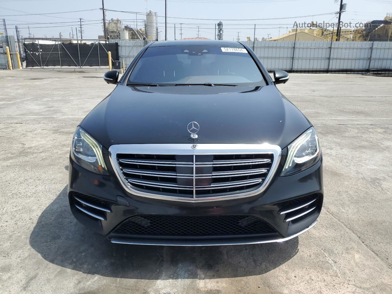 2019 Mercedes-benz S 560 Black vin: WDDUG8DB5KA475637