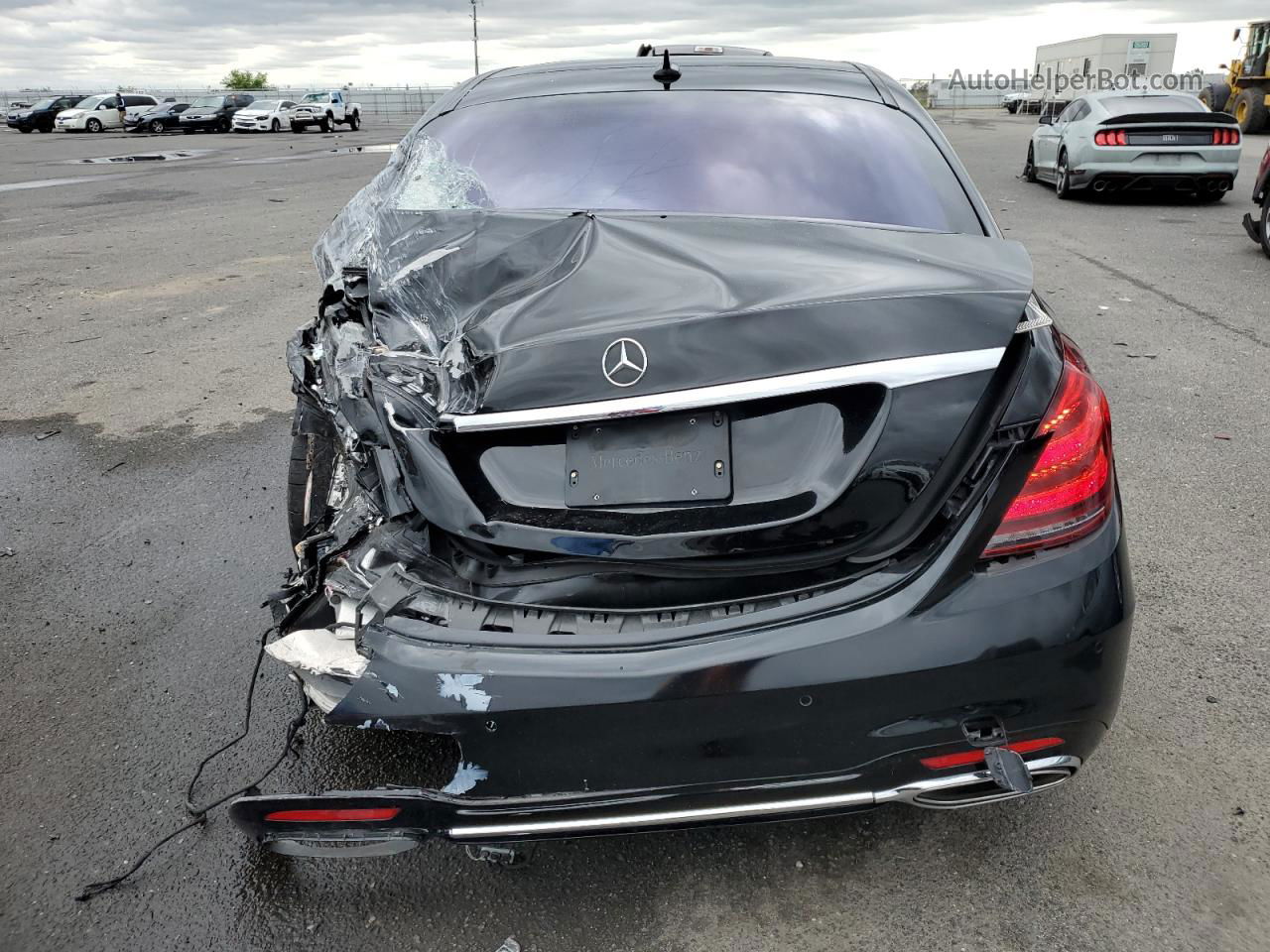 2019 Mercedes-benz S 560 Black vin: WDDUG8DB5KA490154