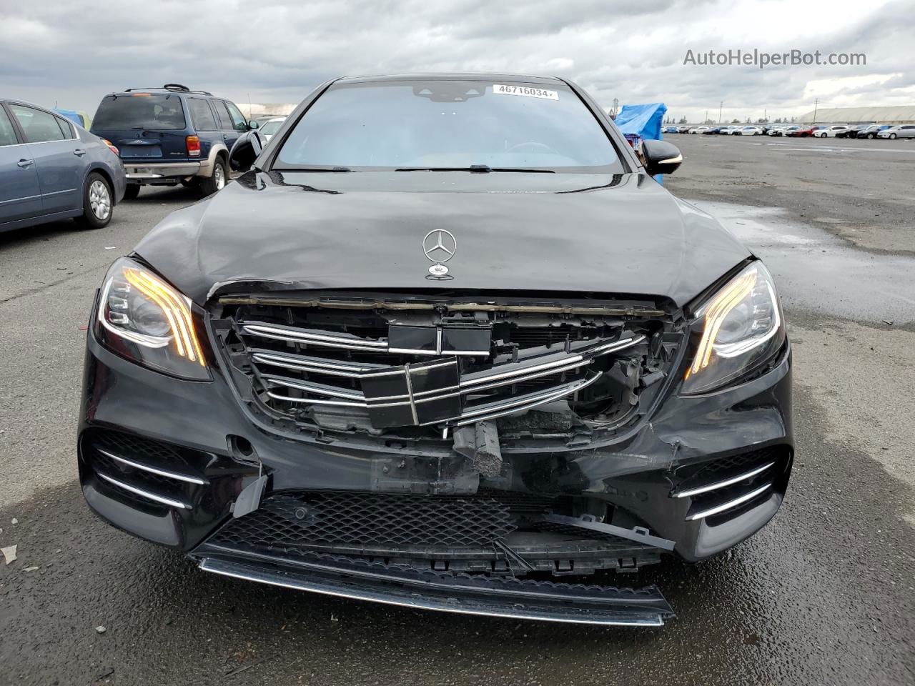 2019 Mercedes-benz S 560 Black vin: WDDUG8DB5KA490154