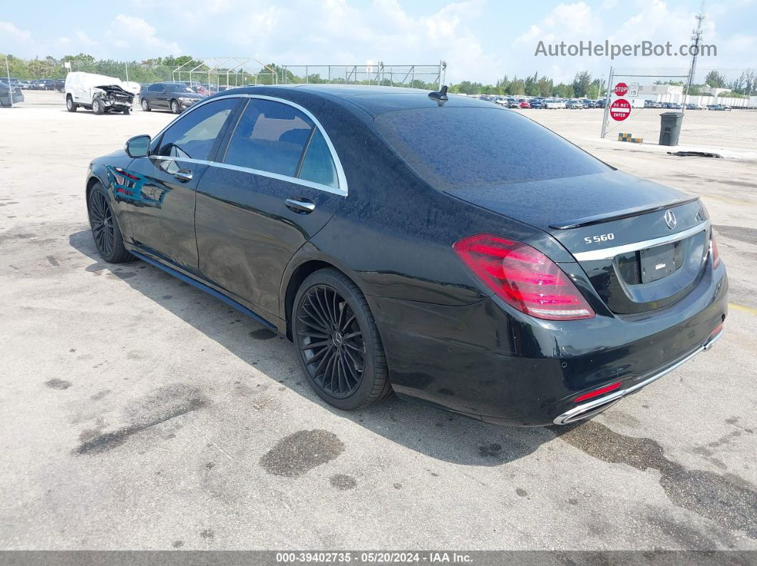 2019 Mercedes-benz S 560   Black vin: WDDUG8DB5KA490249