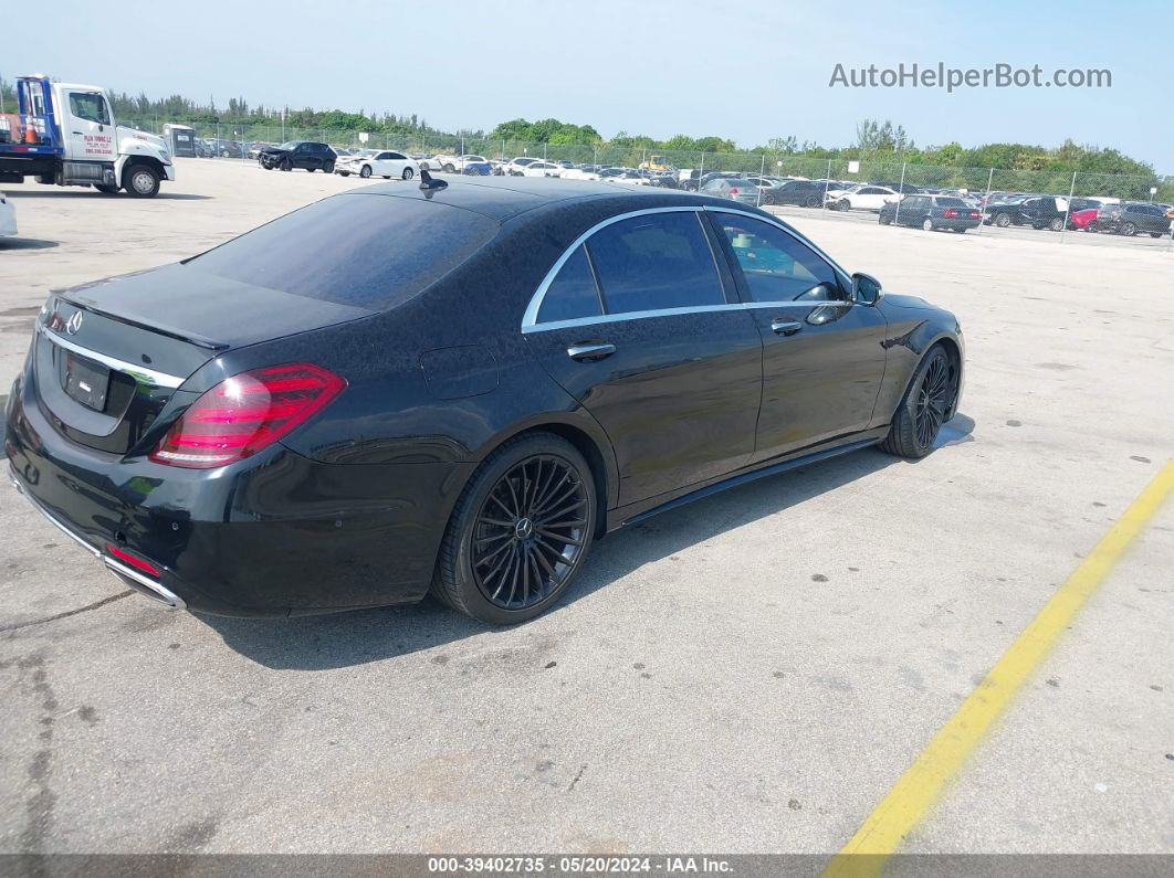 2019 Mercedes-benz S 560   Black vin: WDDUG8DB5KA490249