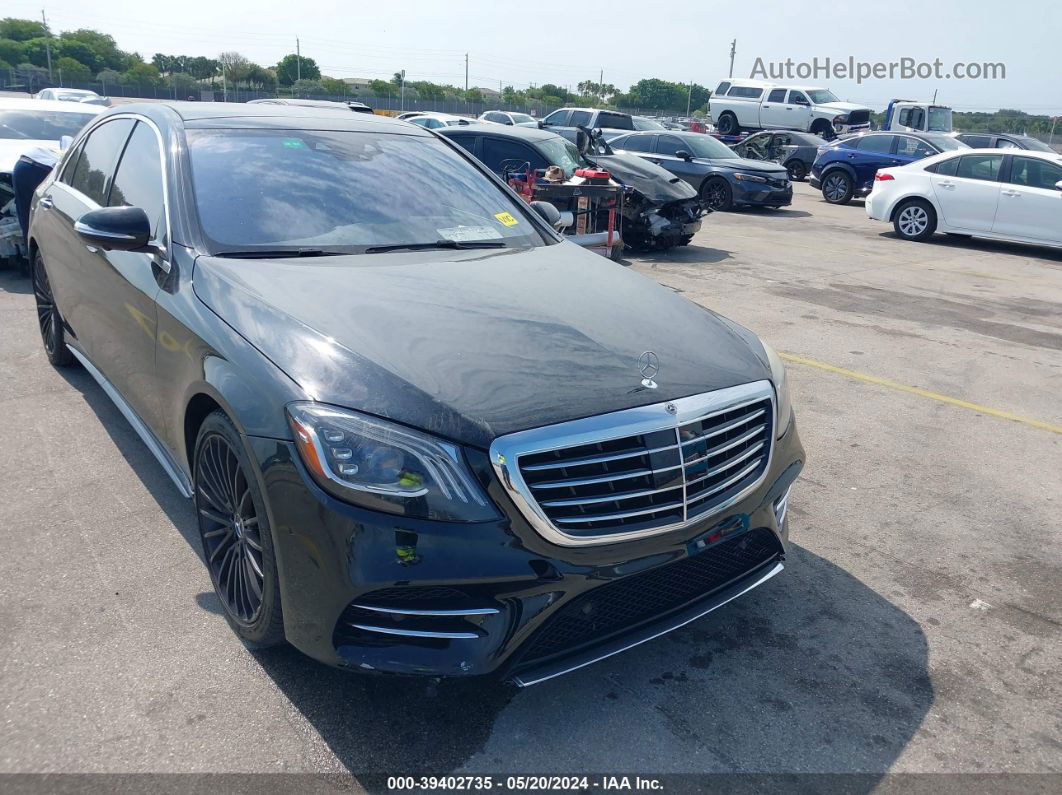 2019 Mercedes-benz S 560   Black vin: WDDUG8DB5KA490249