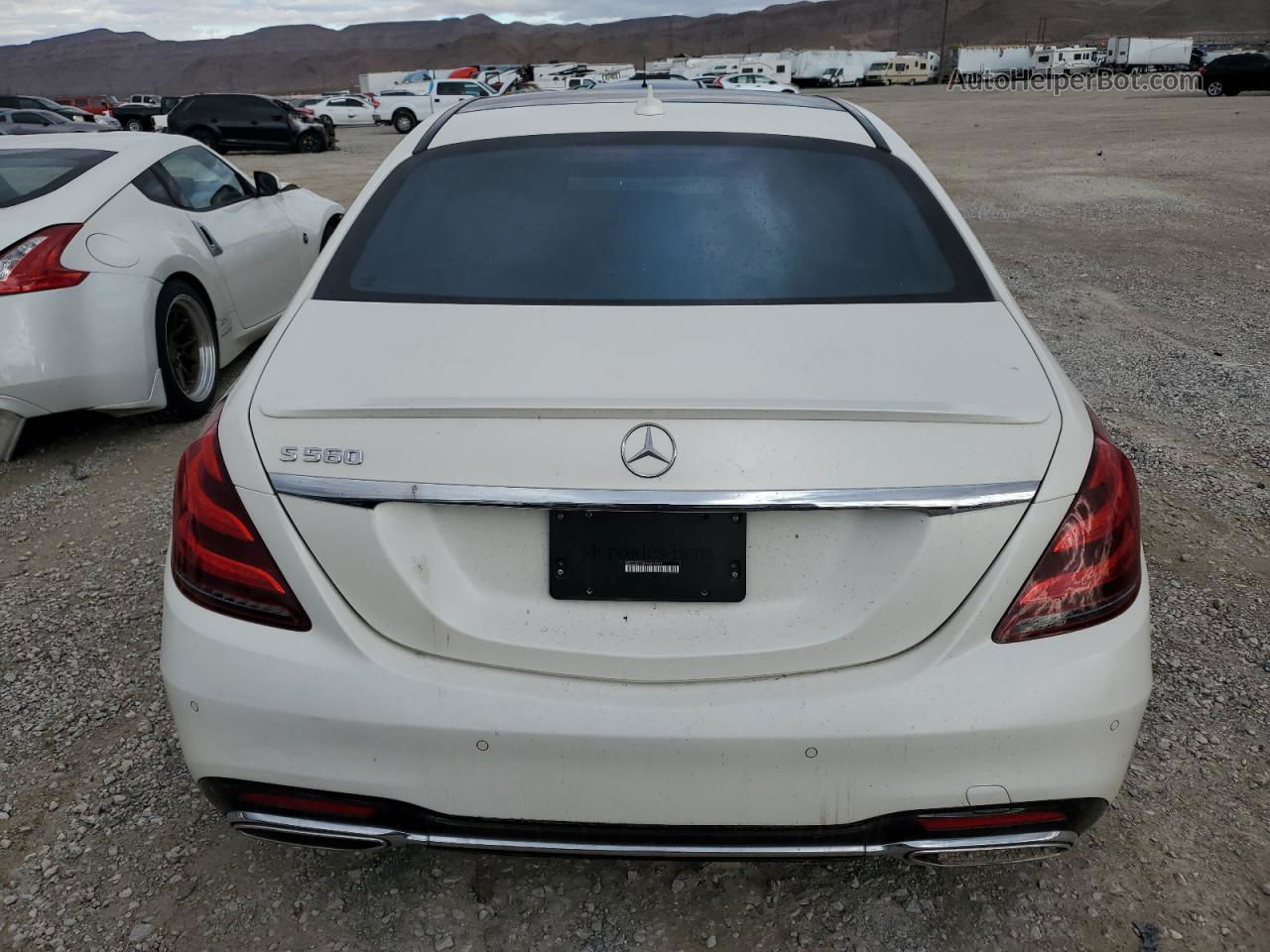 2019 Mercedes-benz S 560 White vin: WDDUG8DB6KA457941