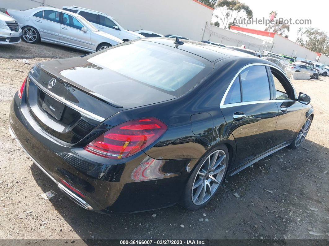 2019 Mercedes-benz S-class S 560 Черный vin: WDDUG8DB7KA435057