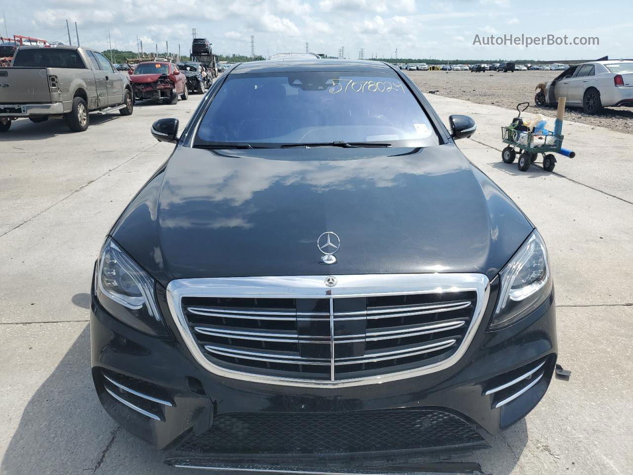 2019 Mercedes-benz S 560 Black vin: WDDUG8DB9KA425047