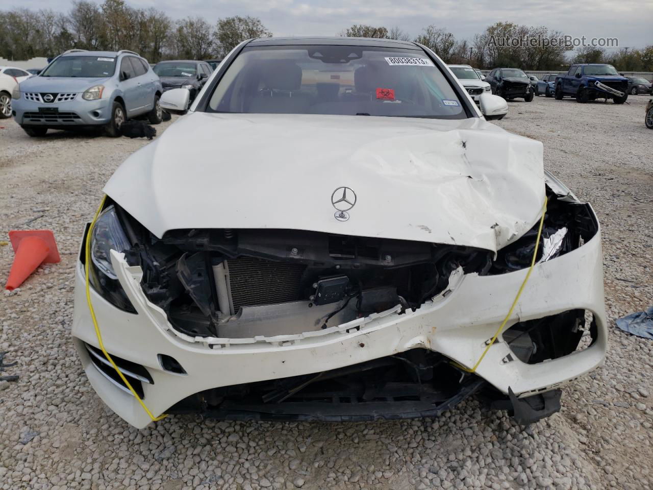 2019 Mercedes-benz S 560 White vin: WDDUG8DB9KA481053