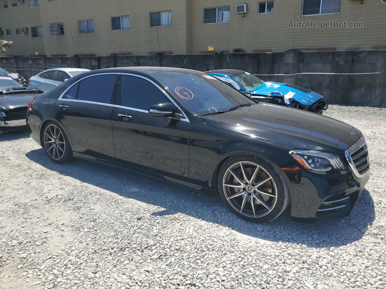 2019 Mercedes-benz S 560 Черный vin: WDDUG8DB9KA494367