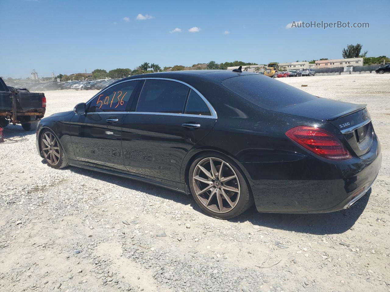 2019 Mercedes-benz S 560 Черный vin: WDDUG8DB9KA494367