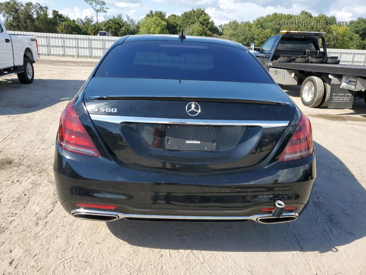 2019 Mercedes-benz S 560 Black vin: WDDUG8DBXKA425445