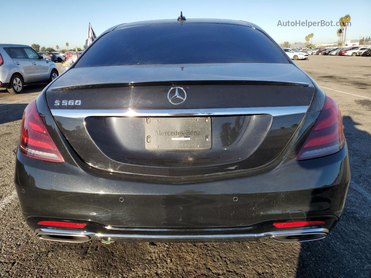 2019 Mercedes-benz S 560 Black vin: WDDUG8DBXKA430080