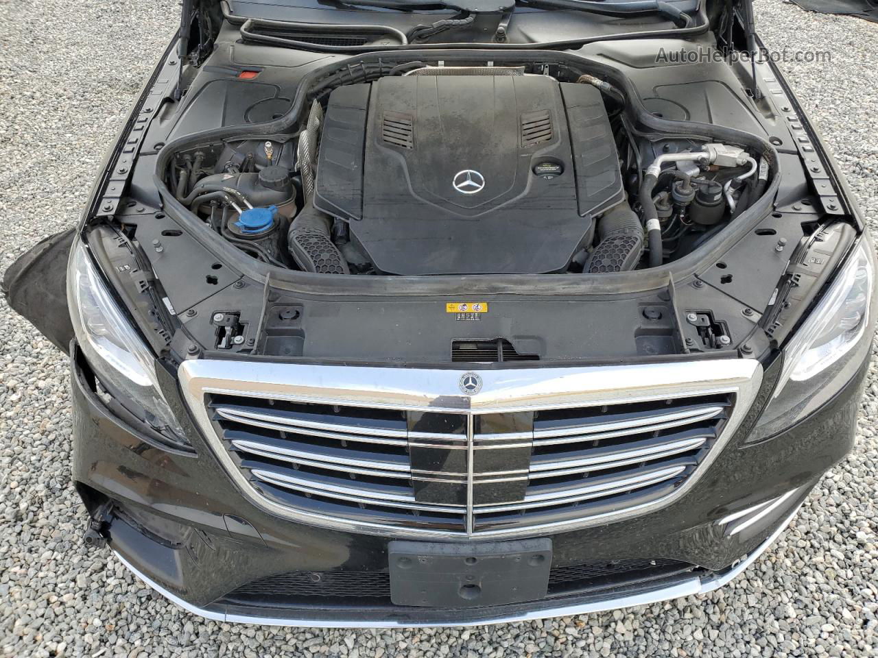 2019 Mercedes-benz S 560 Black vin: WDDUG8DBXKA490358