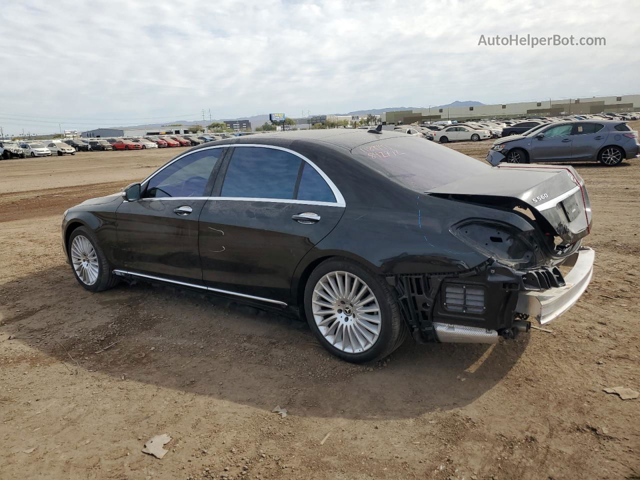 2019 Mercedes-benz S 560 Black vin: WDDUG8DBXKA496161