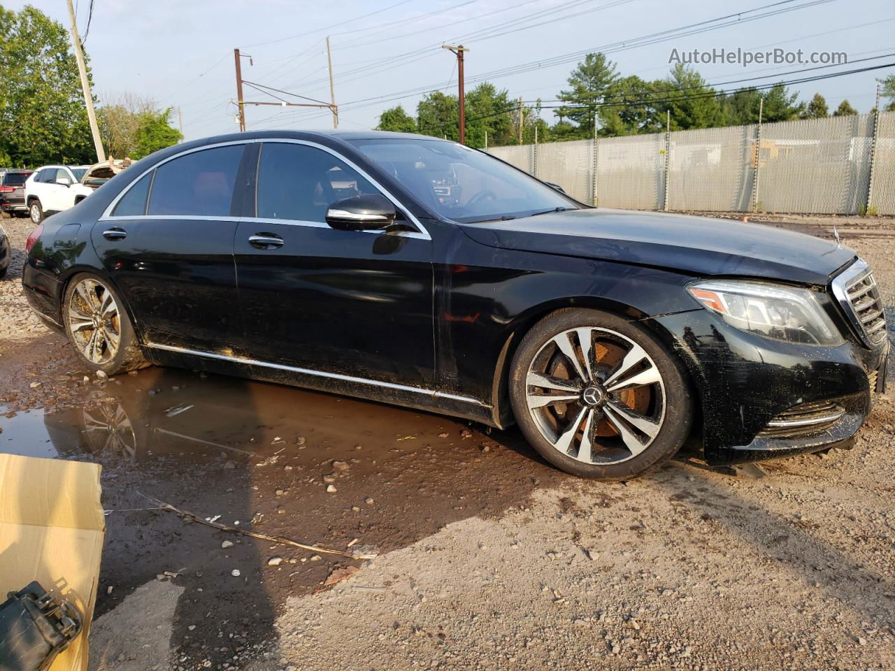 2014 Mercedes-benz S 550 4matic Black vin: WDDUG8FB0EA035455