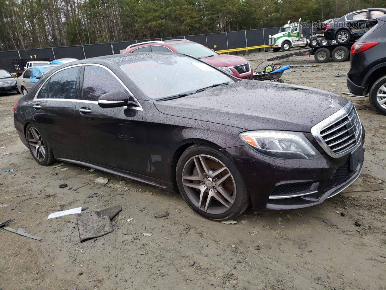 2015 Mercedes-benz S 550 4matic Black vin: WDDUG8FB0FA088948