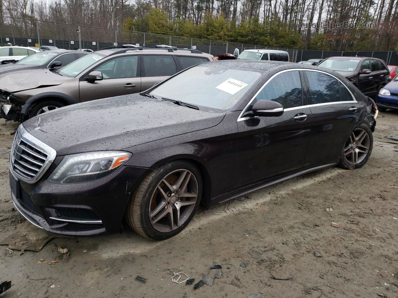 2015 Mercedes-benz S 550 4matic Black vin: WDDUG8FB0FA088948