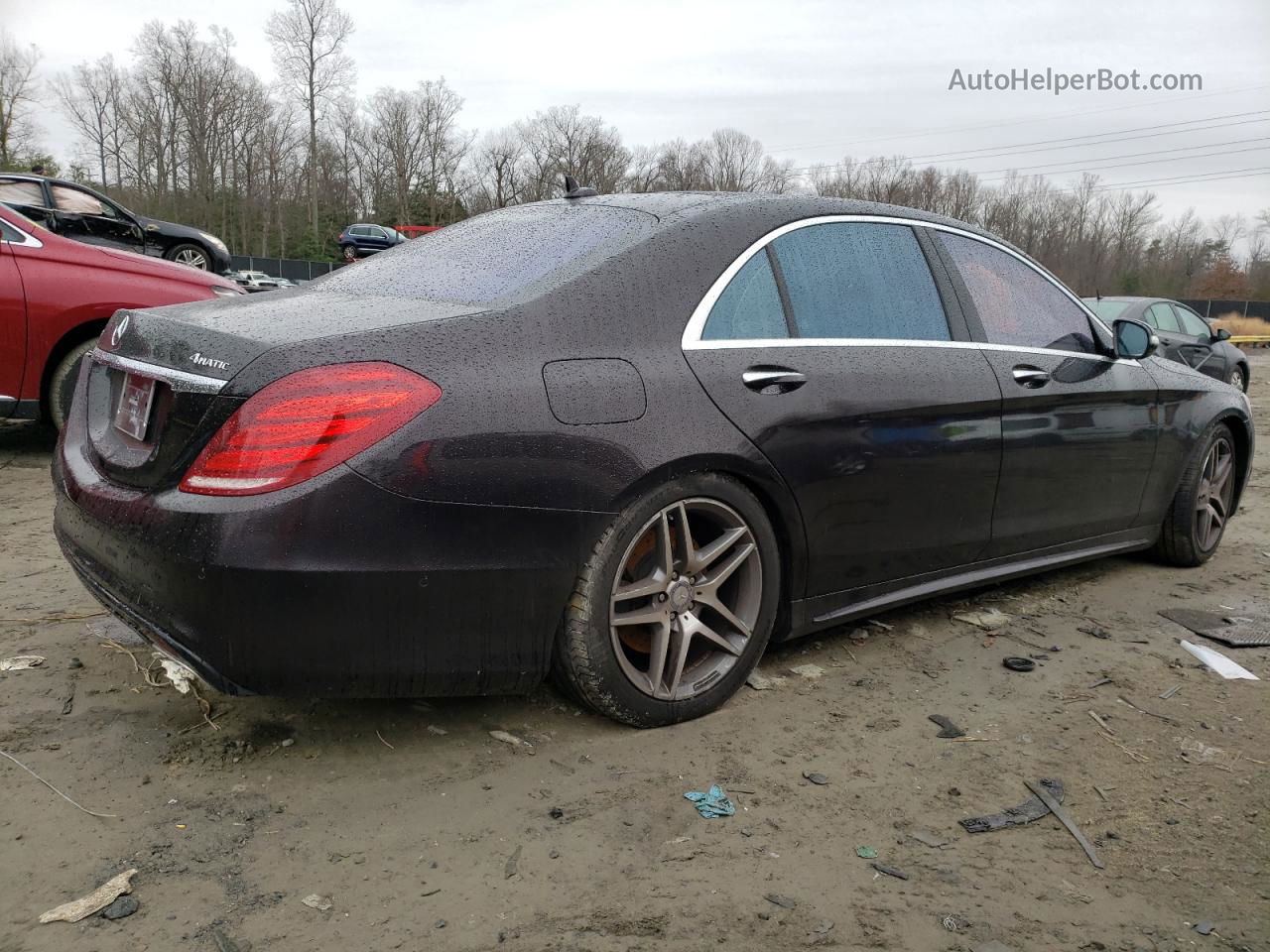 2015 Mercedes-benz S 550 4matic Черный vin: WDDUG8FB0FA088948