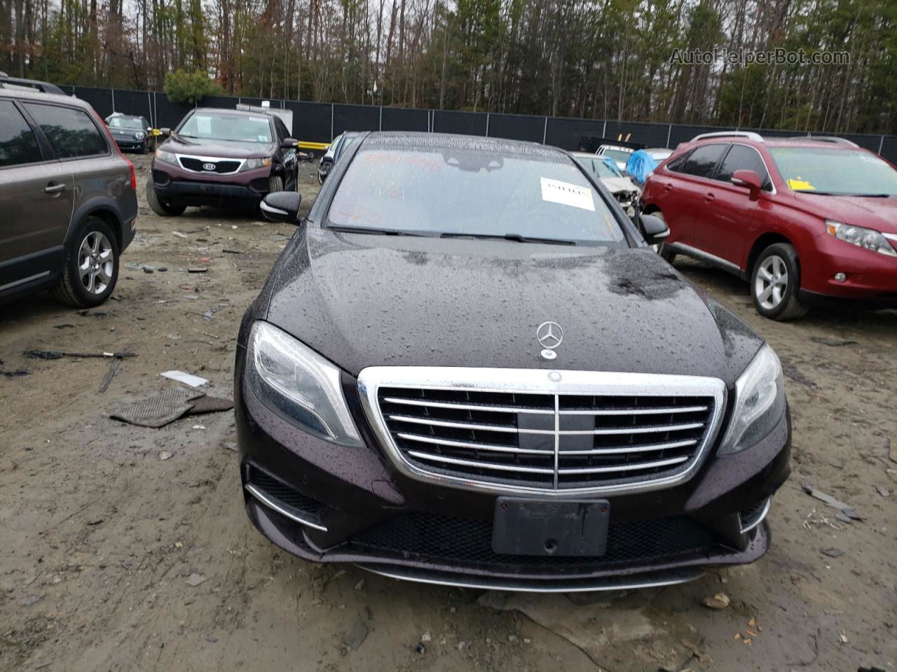 2015 Mercedes-benz S 550 4matic Black vin: WDDUG8FB0FA088948