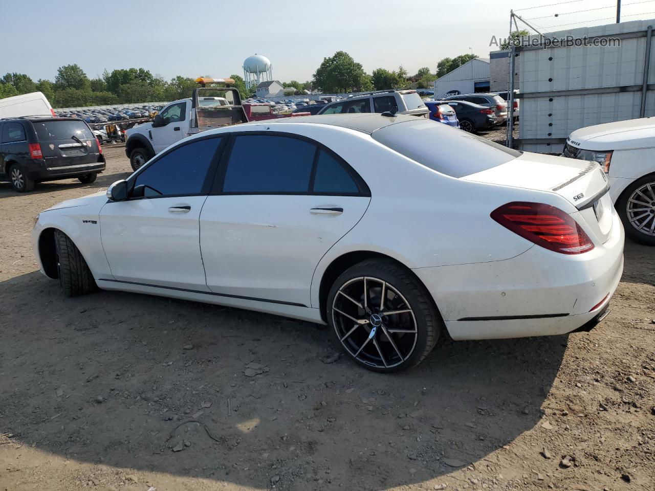 2015 Mercedes-benz S 550 4matic White vin: WDDUG8FB0FA109295