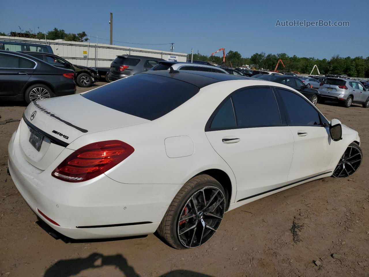 2015 Mercedes-benz S 550 4matic White vin: WDDUG8FB0FA109295