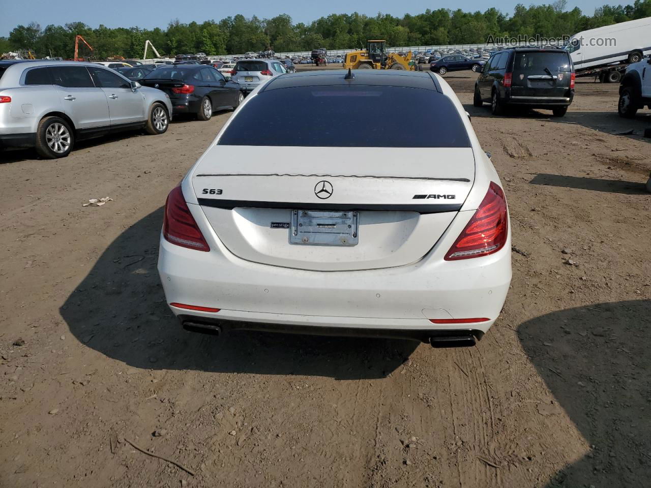 2015 Mercedes-benz S 550 4matic White vin: WDDUG8FB0FA109295