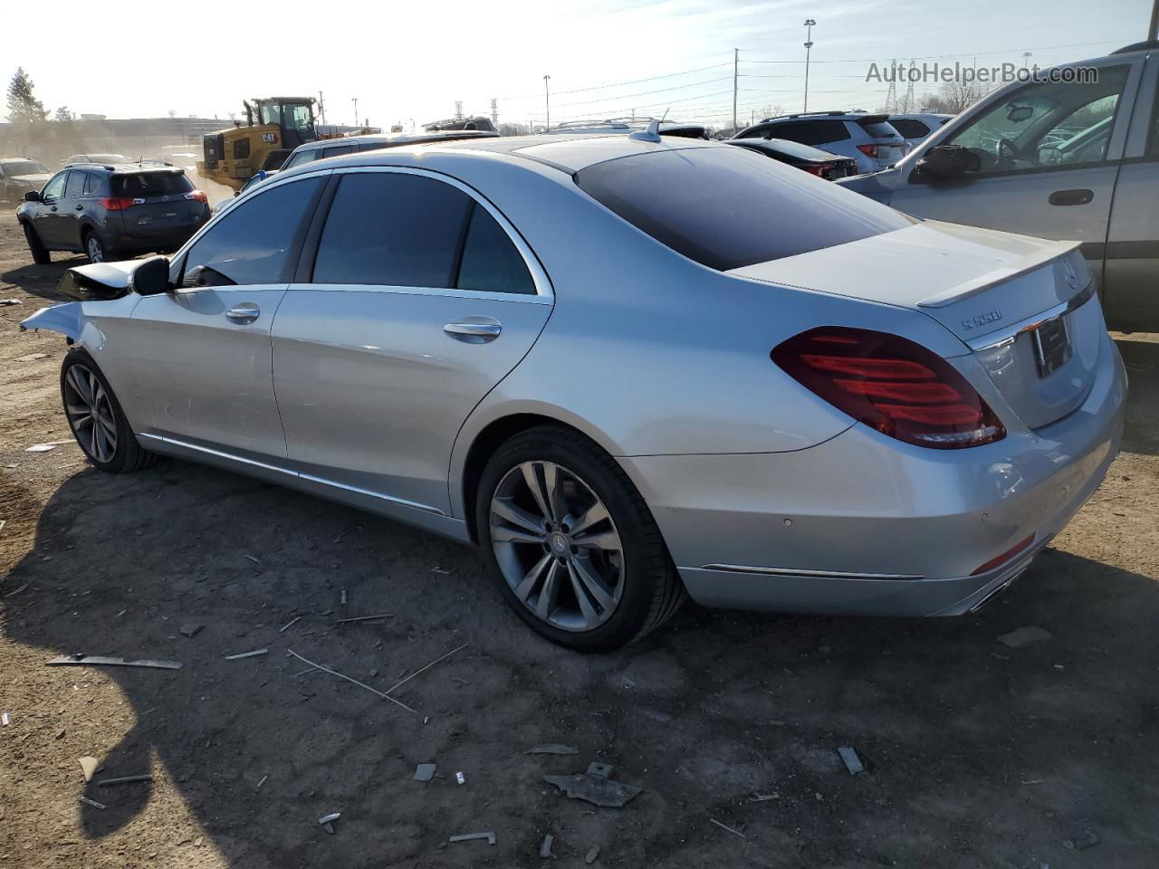 2015 Mercedes-benz S 550 4matic Серебряный vin: WDDUG8FB0FA116229