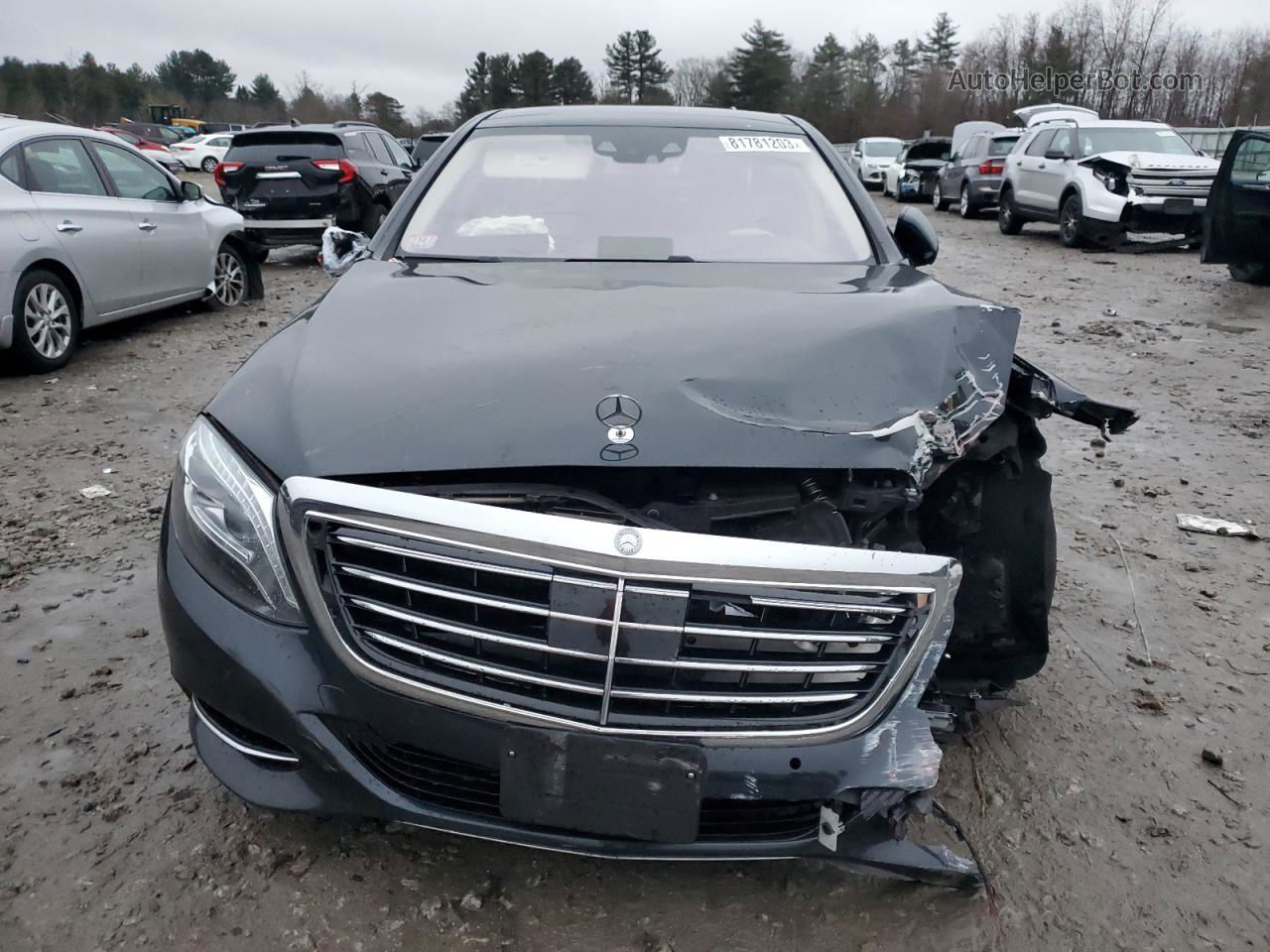 2015 Mercedes-benz S 550 4matic Charcoal vin: WDDUG8FB0FA124234