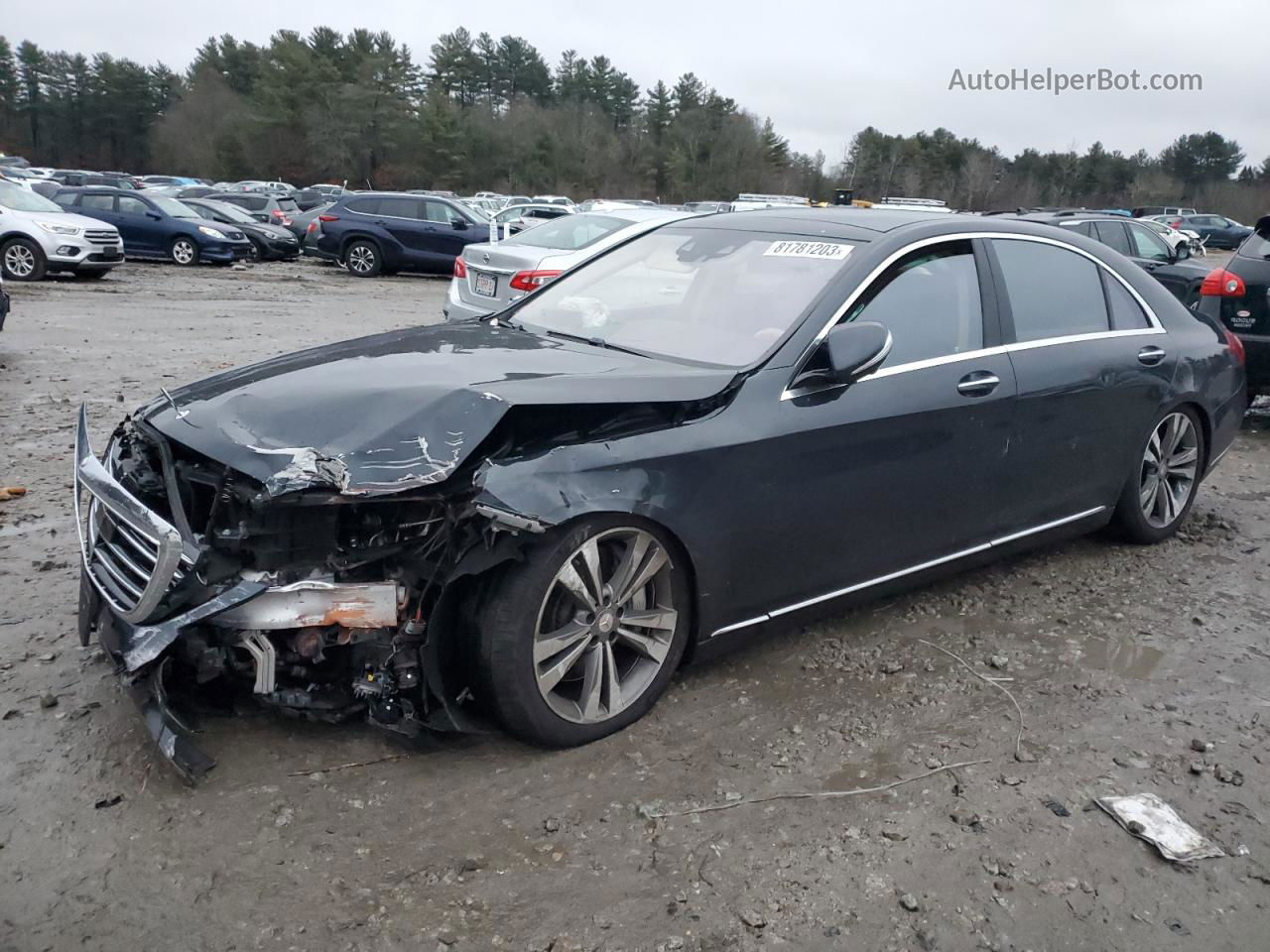 2015 Mercedes-benz S 550 4matic Charcoal vin: WDDUG8FB0FA124234