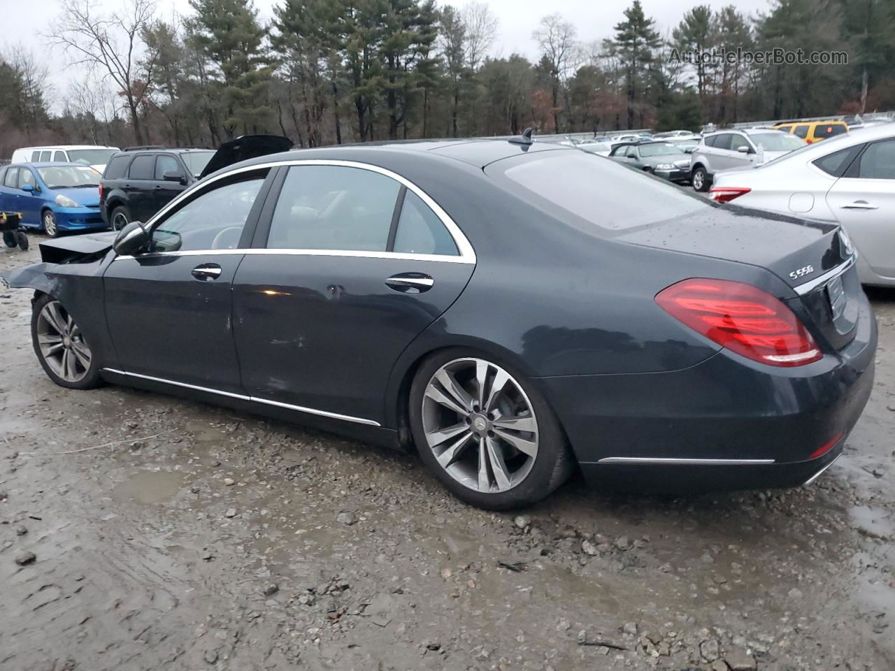 2015 Mercedes-benz S 550 4matic Charcoal vin: WDDUG8FB0FA124234