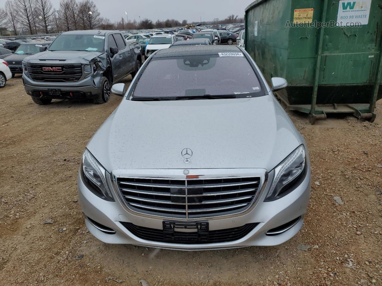 2015 Mercedes-benz S 550 4matic Серебряный vin: WDDUG8FB0FA143205