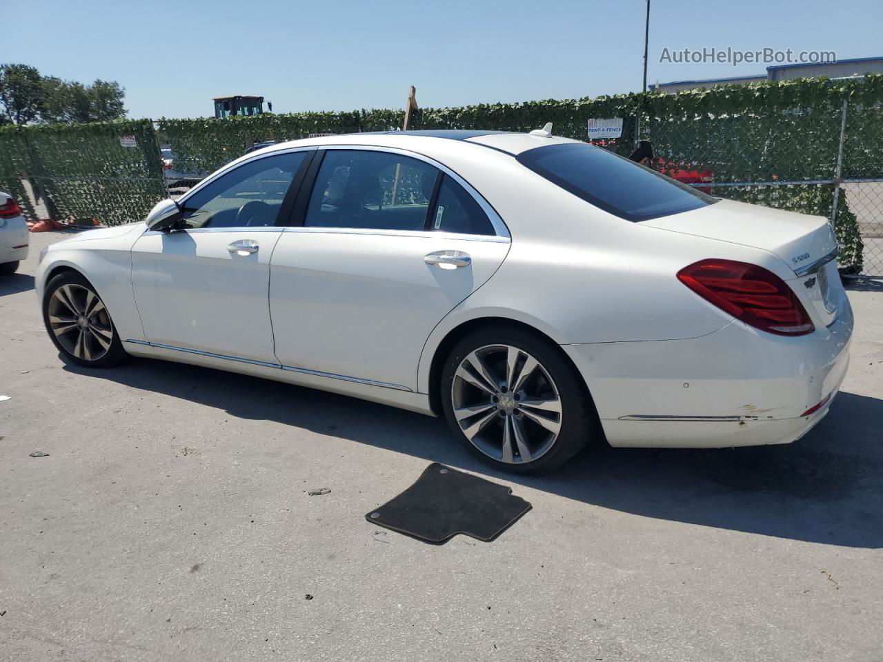 2015 Mercedes-benz S 550 4matic White vin: WDDUG8FB0FA145164