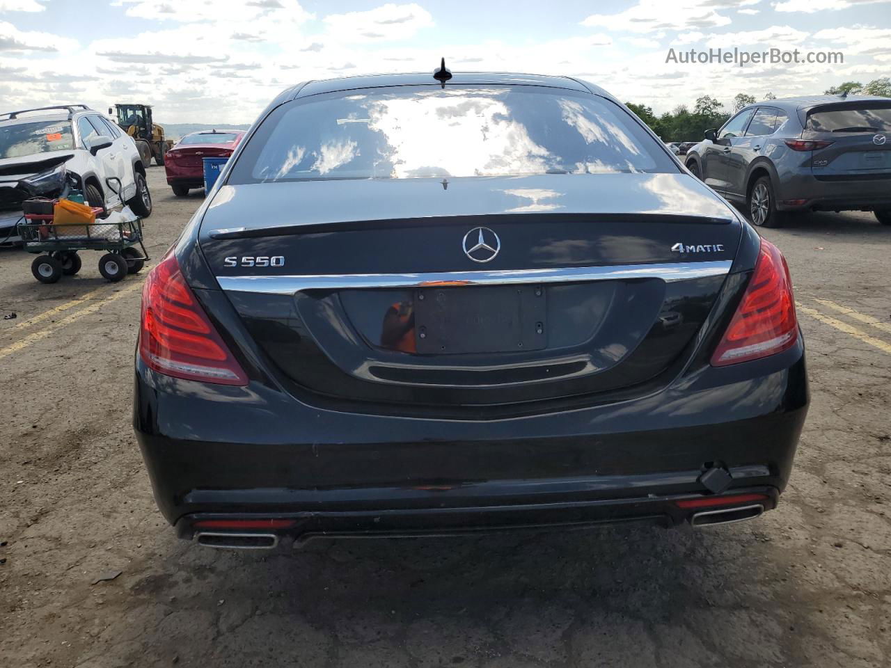 2015 Mercedes-benz S 550 4matic Black vin: WDDUG8FB0FA156780