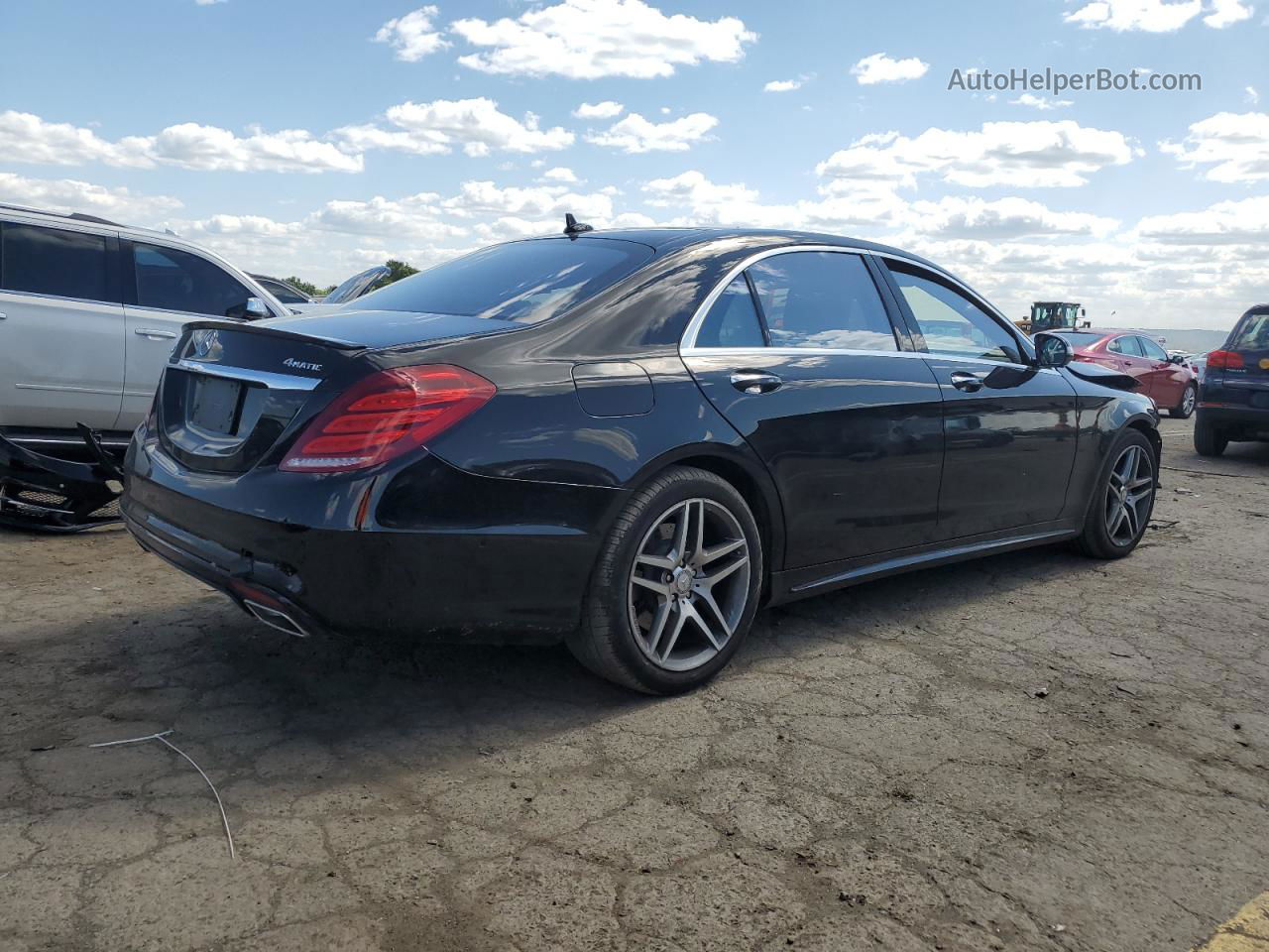 2015 Mercedes-benz S 550 4matic Black vin: WDDUG8FB0FA156780