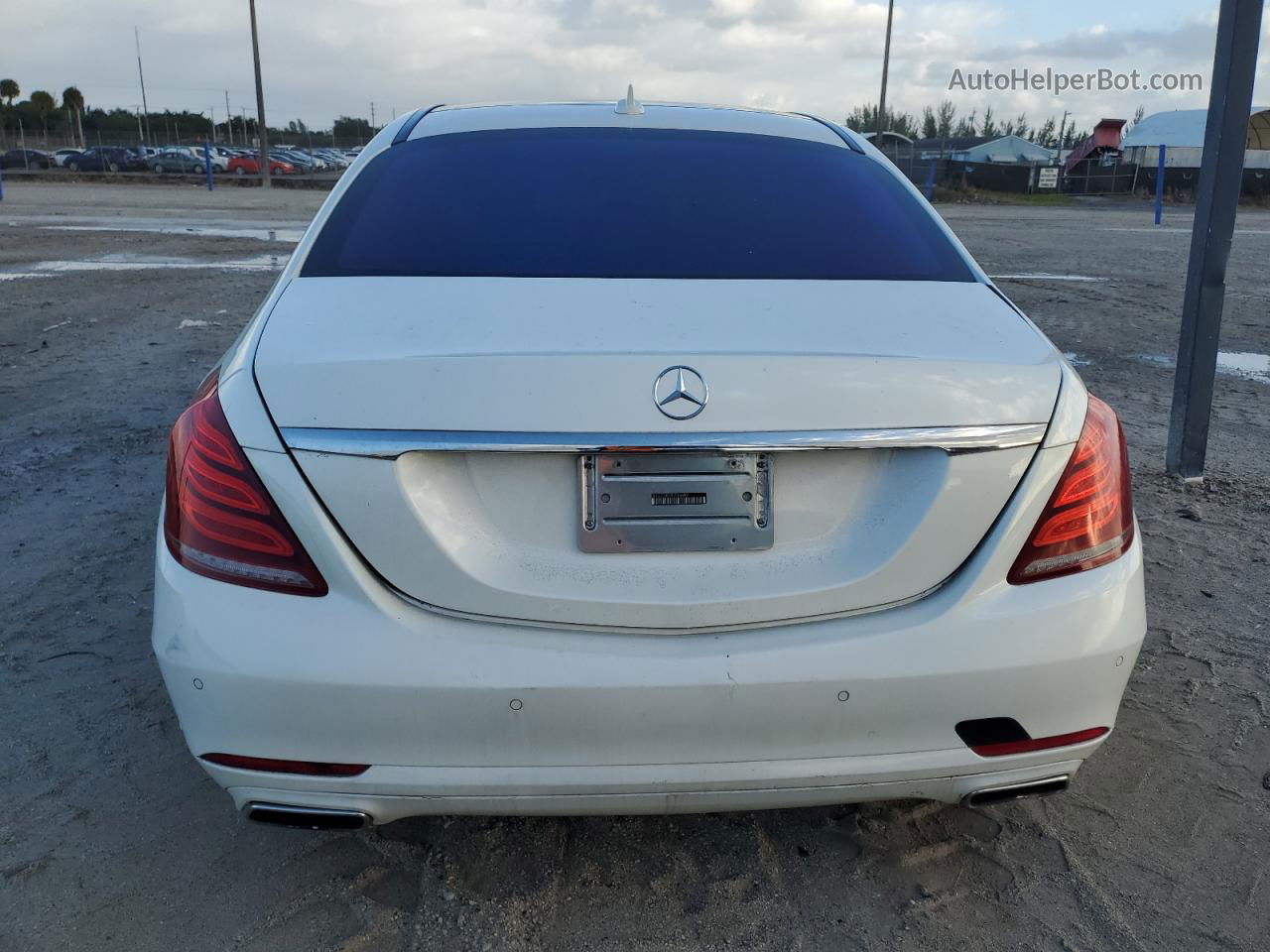 2015 Mercedes-benz S 550 4matic White vin: WDDUG8FB0FA186989