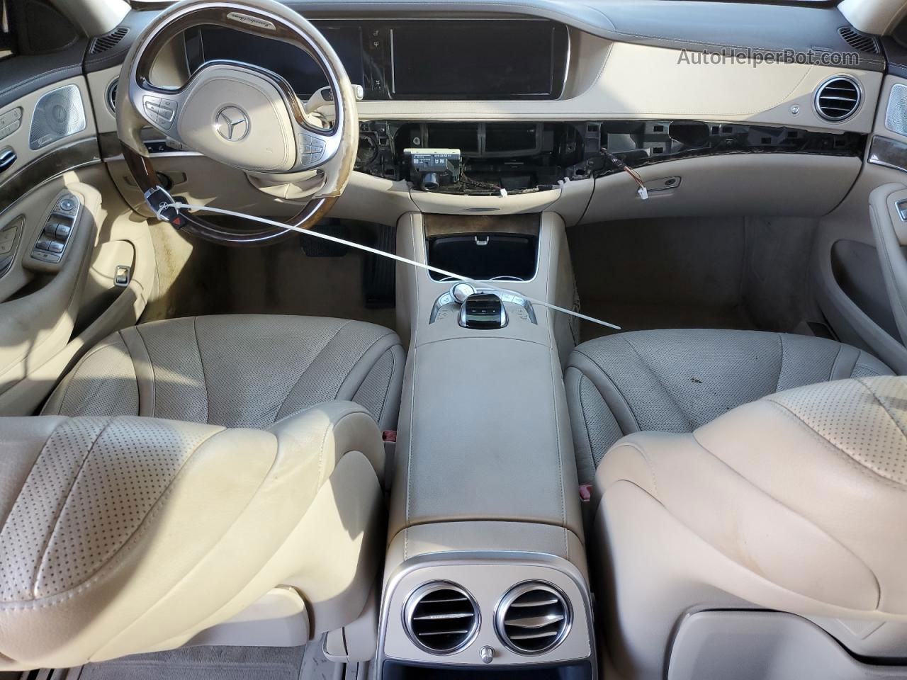 2015 Mercedes-benz S 550 4matic White vin: WDDUG8FB0FA186989