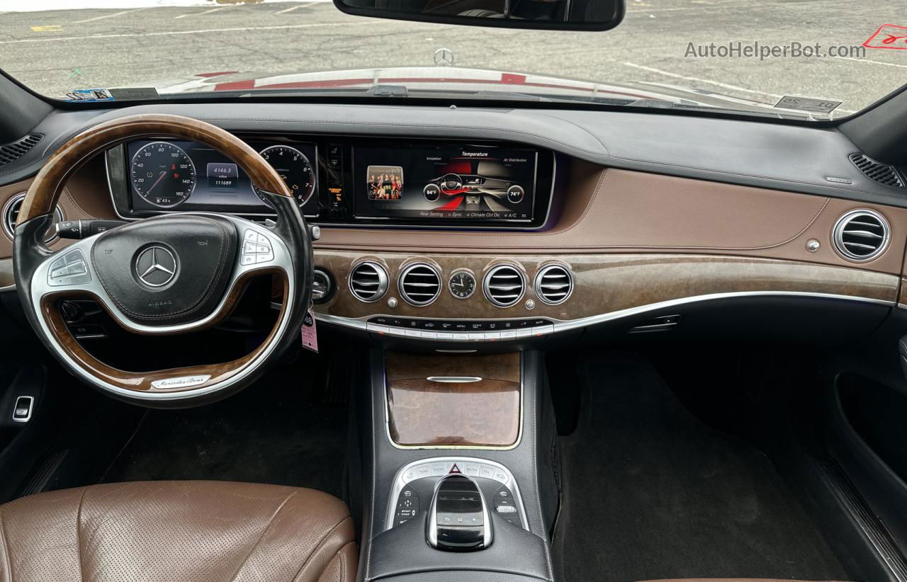 2015 Mercedes-benz S 550 4matic Черный vin: WDDUG8FB1FA101870