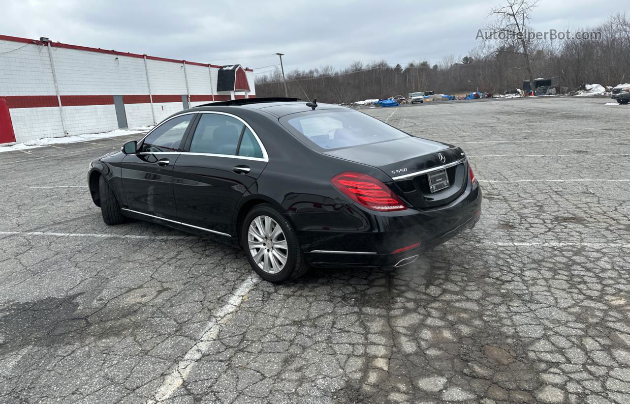 2015 Mercedes-benz S 550 4matic Black vin: WDDUG8FB1FA101870