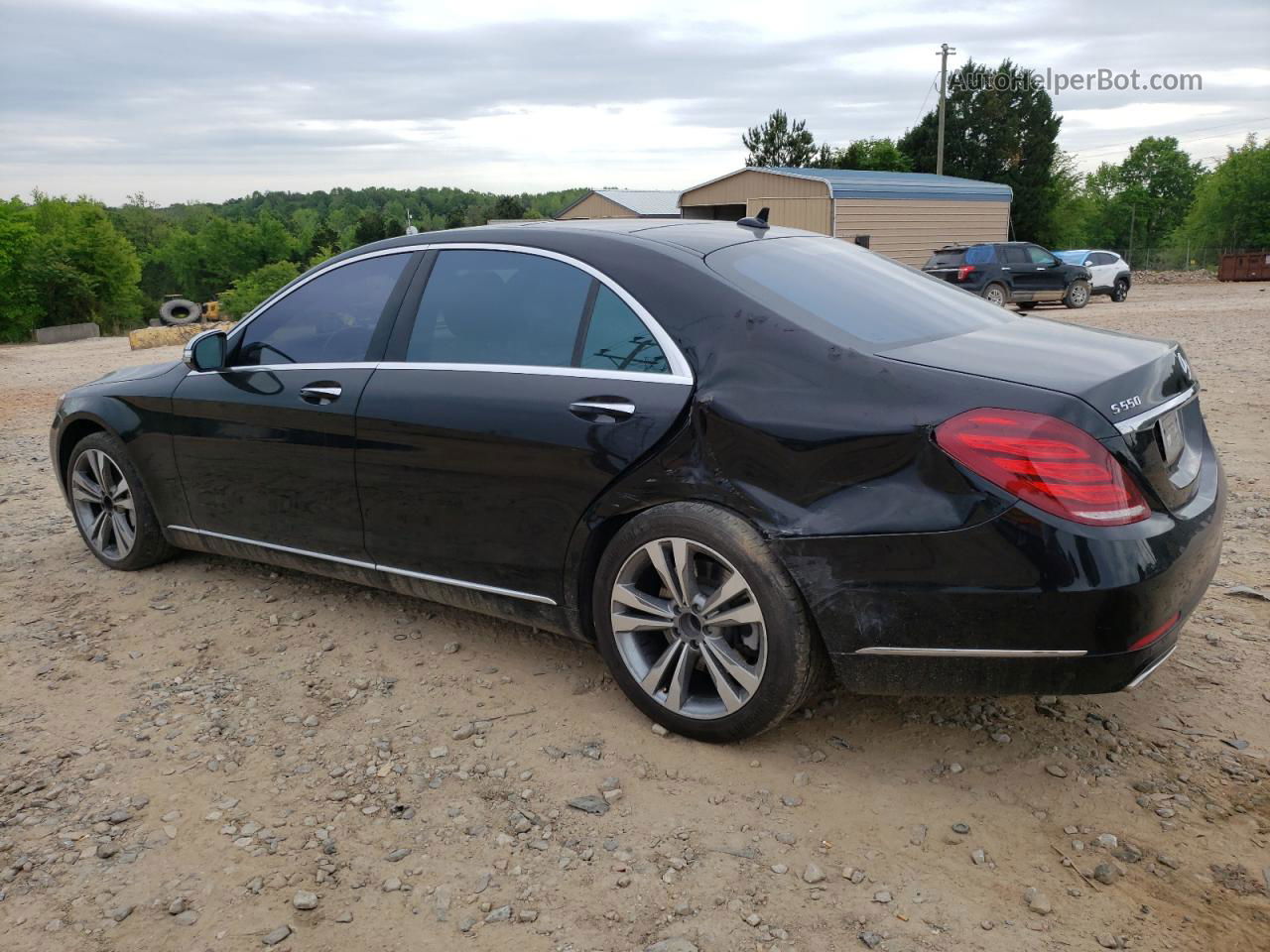 2015 Mercedes-benz S 550 4matic Black vin: WDDUG8FB1FA118880