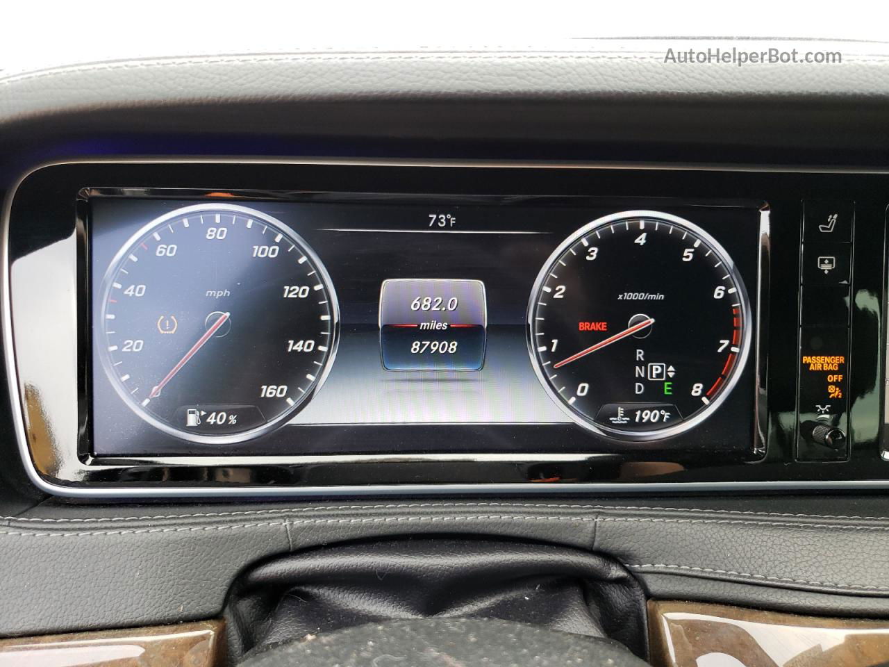 2015 Mercedes-benz S 550 4matic Черный vin: WDDUG8FB1FA118880