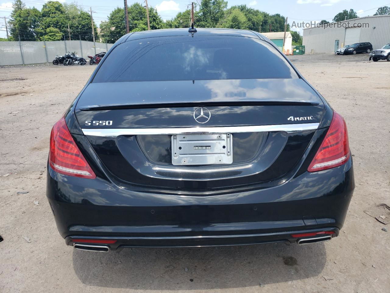 2015 Mercedes-benz S 550 4matic Black vin: WDDUG8FB1FA120290