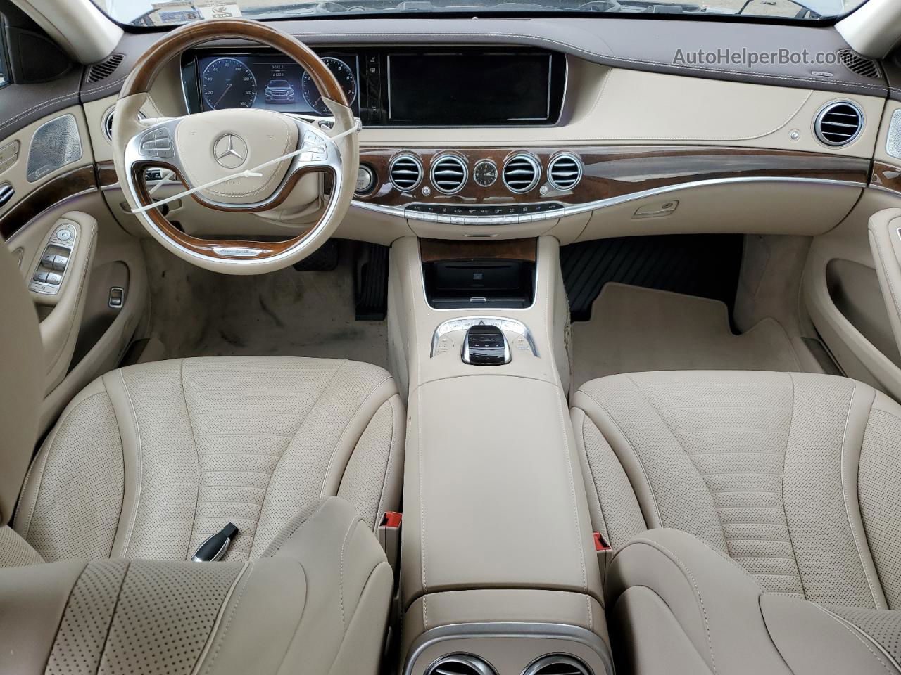 2015 Mercedes-benz S 550 4matic Серый vin: WDDUG8FB1FA124470