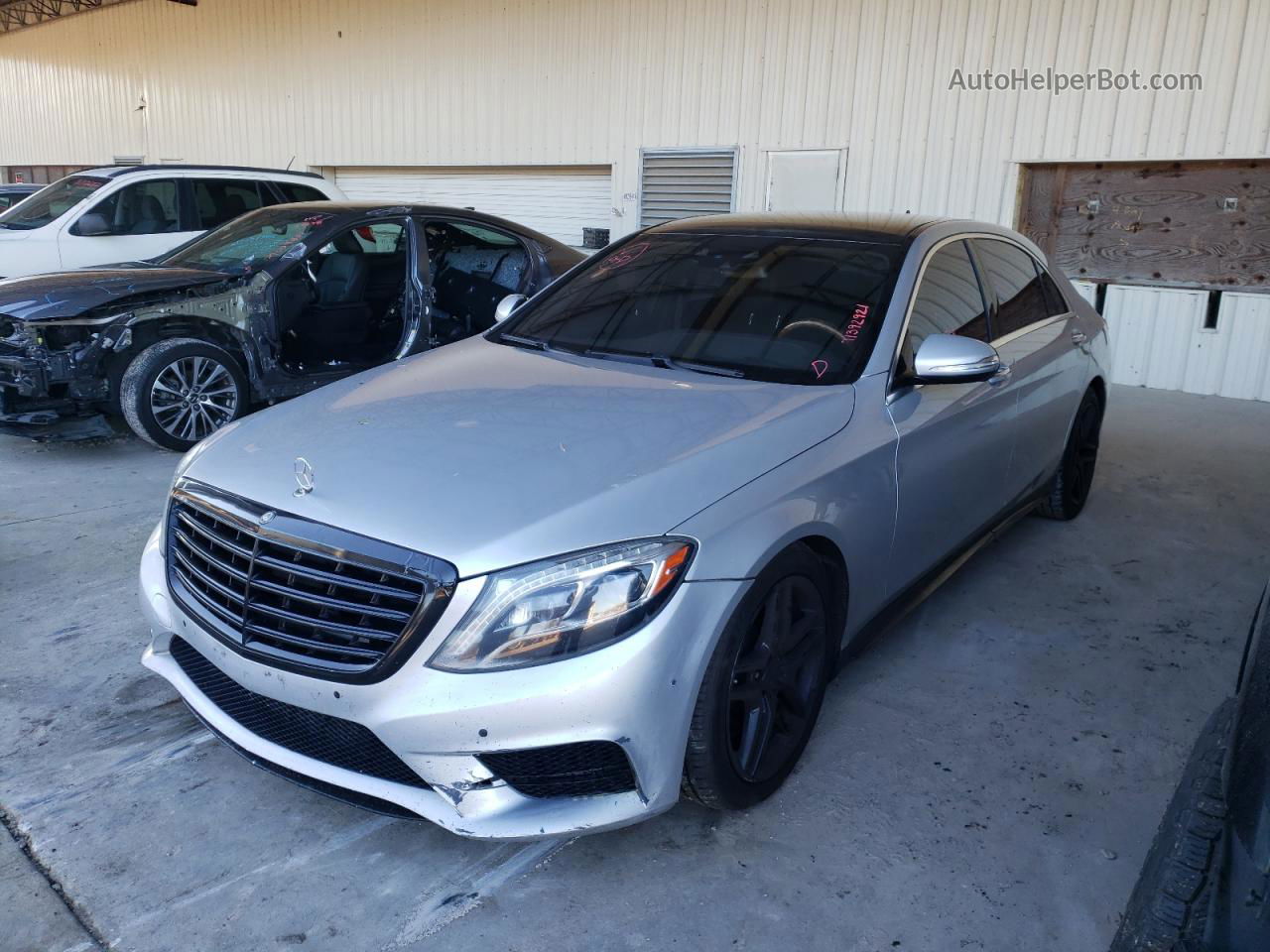 2014 Mercedes-benz S 550 4matic Серебряный vin: WDDUG8FB2EA063192