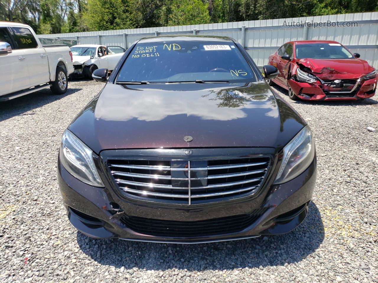 2015 Mercedes-benz S 550 4matic Burgundy vin: WDDUG8FB2FA079409